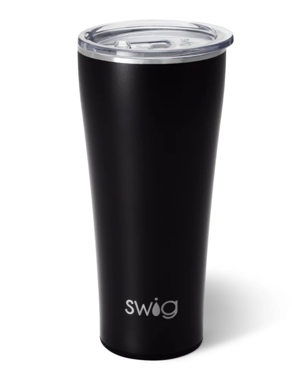 Swig Life black 22 oz stainless Steele tumbler